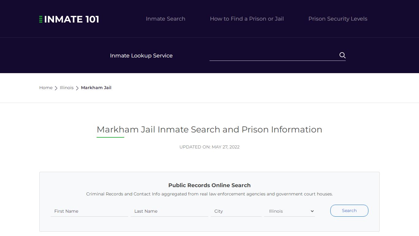 Markham Jail Inmate Search, Visitation, Phone no ...